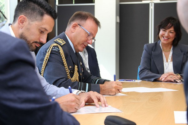 Boyd Scirkovich PAE NZ NZDF Signing 1